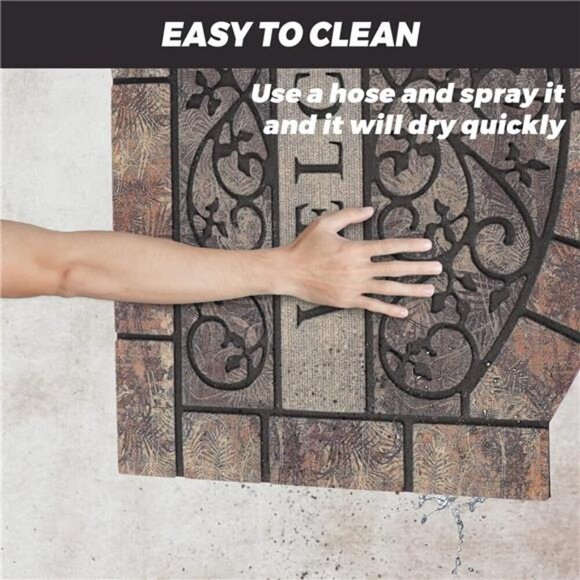 Thick Welcome Mats Outdoor, 24 * 36" Large Front Door Mat Outdoor Entrance - Picture 5 of 7